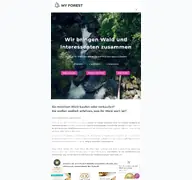 Kleine Seitenvorschau von my-forest.de