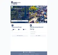 Kleine Seitenvorschau von kundenportal.stadtwerke-schwerte.de