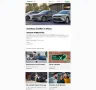 Kleine Seitenvorschau von zeidler.skoda-auto.de
