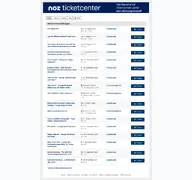 Kleine Seitenvorschau von noz.ticketcenter.de