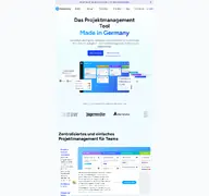 Kleine Seitenvorschau von meistertask.com