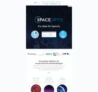 Kleine Seitenvorschau von spaceoptix.de