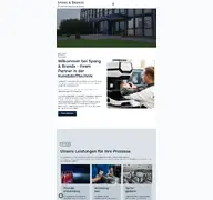 Kleine Seitenvorschau von spang-brands.de