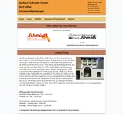 Kleine Seitenvorschau von schmidt-vilbel.de