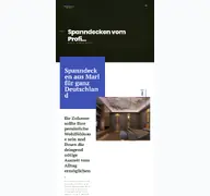 Kleine Seitenvorschau von spanndeckenmeister.de