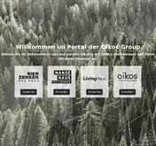 Kleine Seitenvorschau von portal.oikos-group.de
