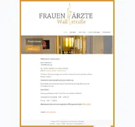 Kleine Seitenvorschau von frauenaerzte-wallstrasse.de