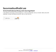 Kleine Seitenvorschau von louvreabudhabi.ae