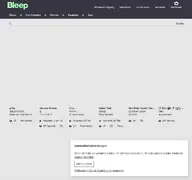 Kleine Seitenvorschau von bleep.com