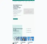 Kleine Seitenvorschau von enercon.de