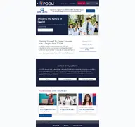 Kleine Seitenvorschau von pcom.edu