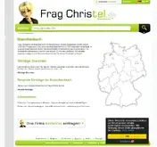 Kleine Seitenvorschau von frag-christel.de