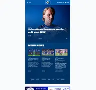 Kleine Seitenvorschau von hsv.de