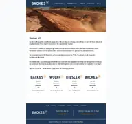 Kleine Seitenvorschau von backes-ag.de