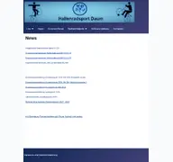 Kleine Seitenvorschau von hallenradsport-daum.de