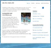 Kleine Seitenvorschau von ab-ins-nass.de