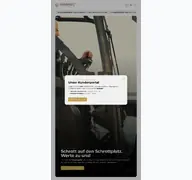 Kleine Seitenvorschau von hamarec.de