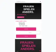 Kleine Seitenvorschau von frauenspielenanders.de