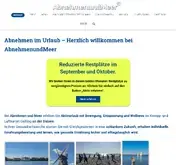 Kleine Seitenvorschau von abnehmenundmeer.de