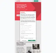 Kleine Seitenvorschau von lexoffice.de