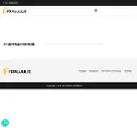 Kleine Seitenvorschau von fraujulie.de