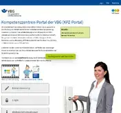 Kleine Seitenvorschau von kpz-portal.vbg.de