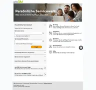 Kleine Seitenvorschau von service.winsim.de