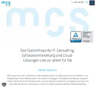 Kleine Seitenvorschau von mcs.de