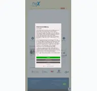 Kleine Seitenvorschau von frax.de