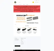 Kleine Seitenvorschau von rockerplates.de