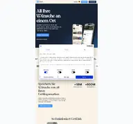 Kleine Seitenvorschau von gowish.com