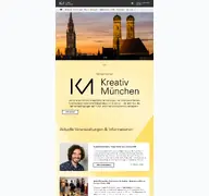 Kleine Seitenvorschau von kreativ-muenchen.de