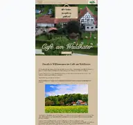 Kleine Seitenvorschau von cafe-am-waldkater.de