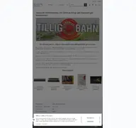 Kleine Seitenvorschau von herzberger-modellwelt.de