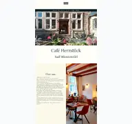 Kleine Seitenvorschau von cafe-herzstueck-bam.de