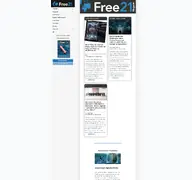 Kleine Seitenvorschau von free21-magazin.de