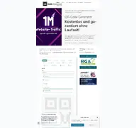 Kleine Seitenvorschau von qrcode-generator.ch