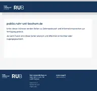 Kleine Seitenvorschau von public.ruhr-uni-bochum.de