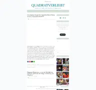 Kleine Seitenvorschau von quadratverliebt.de
