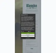 Kleine Seitenvorschau von klemke-wein.de