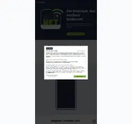 Kleine Seitenvorschau von freenet-internet.de