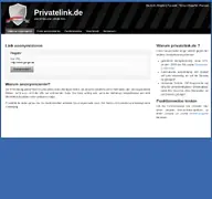 Kleine Seitenvorschau von privatelink.de