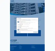 Kleine Seitenvorschau von igsp.de