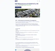 Kleine Seitenvorschau von kst-motorenversuch.de