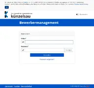Kleine Seitenvorschau von kuenzelsau.bewerbung.dvvbw.de