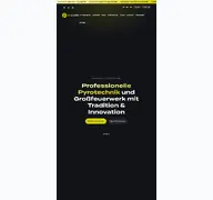 Kleine Seitenvorschau von pyroprodukt.de