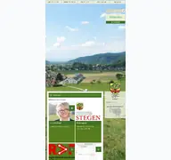 Kleine Seitenvorschau von stegen.de