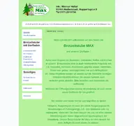 Kleine Seitenvorschau von brotzeitstube-max.de