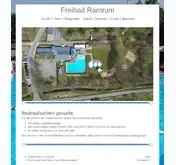 Kleine Seitenvorschau von freibad-rantrum.de