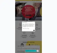 Kleine Seitenvorschau von uni-assist.de